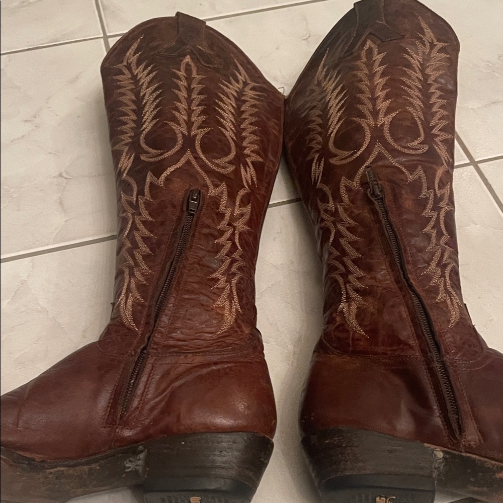 Old Gringo Brown Heeled Boots - Picture 5 of 6